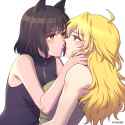 __yang_xiao_long_and_blake_belladonna_rwby_drawn_by_kio_rojine__5446eeeb3bea5cd835abecb072309e38