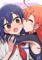 __kokomine_cocona_and_papika_flip_flappers_drawn_by_heebee__de9a6bf545a2603ff3003097f03ee07b