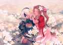 __2b_and_aerith_gainsborough_final_fantasy_and_5_more_drawn_by_jetbytes__5549284e6135a9ec98de6da6df710271