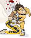 katie power and tracer (marvel and 2 more) drawn by artist_request - 6cf79799a9ef90c60554d91a8a55c04c