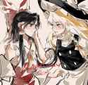 __hakurei_reimu_and_kirisame_marisa_touhou_drawn_by_aihara_rina__a25b9bf3ed1f7640139fff5d2cc228af