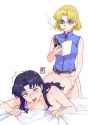 __katsuragi_misato_and_akagi_ritsuko_neon_genesis_evangelion_drawn_by_hanamuko__e72faa86d5261ea7ba1e29a4ceca4dae