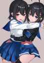 __shigure_fubuki_and_shigure_kai_ni_kantai_collection_drawn_by_miron_mirona33__53d33ca7217bb52179901dba938eef8b