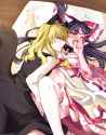 __hakurei_reimu_and_kirisame_marisa_touhou_drawn_by_mito_fate__3e9646879da50859206cefbf01dc16fe