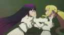 trying hug rock and lady