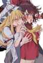 __hakurei_reimu_and_yakumo_yukari_touhou_drawn_by_kararage_tsune__sample-f75e33ae861d56c386c19b917305c5bf