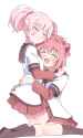 __akaza_akari_and_yoshikawa_chinatsu_yuru_yuri_drawn_by_hazuki_mashiro__3da81df6e8d9f86dce82e83999997b1c