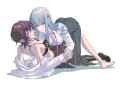 __rikki_fuuko_and_asahina_yuni_kyou_wa_kanojo_ga_inai_kara_drawn_by_iwami_kiyoko