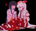 __fujiwara_no_mokou_and_houraisan_kaguya_touhou_drawn_by_ta_mi_01000__e63bc9173f8ef69c58b97eab77b29d64