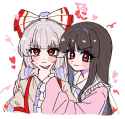 __fujiwara_no_mokou_and_houraisan_kaguya_touhou_drawn_by_ta_mi_01000__24e9ddd36534a0264116ef3ea2c7eabc