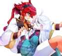 __suletta_mercury_and_miorine_rembran_gundam_and_1_more_drawn_by_izumiya_otoha__2866e241e14e9da2dbaa4441c071fb38