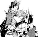 __fujimaru_ritsuka_shuten_douji_and_minamoto_no_raikou_fate_and_1_more_drawn_by_in_kai__eddc2ad283a5e608f4bb83f912cea790