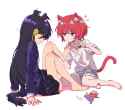 __amate_yuzuriha_and_nyaan_gundam_and_1_more_drawn_by_mcwanderer__11e285dc3bf1dc880c0eff4ad05a2e2e