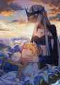 __artoria_pendragon_morgan_le_fay_artoria_pendragon_and_morgan_le_fay_fate_and_2_more_drawn_by_yorukun__6e9bb637ae687de98e62aa87634a938f