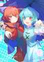 __tatara_kogasa_and_sekibanki_touhou_drawn_by_oito_bowstringsmall__5a11ed4b16863306cf60a7723dd77e64