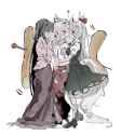 __fujiwara_no_mokou_kamishirasawa_keine_houraisan_kaguya_ex_keine_and_kamishirasawa_keine_touhou_drawn_by_sesmkun__7bd136303486443bedf50e510fe75cf6