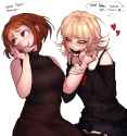 __uraraka_ochaco_and_toga_himiko_boku_no_hero_academia_drawn_by_sillybillyken__b4f2fc7065546822f1bcdb3444320e38