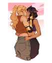 __yang_xiao_long_and_blake_belladonna_rwby_drawn_by_lesly_oh__952b3077cc07e892842a62992a32af56