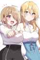 __kayamori_ruka_and_shirakawa_yuina_heaven_burns_red_drawn_by_puyopiku__74f1eb9815a8e32e7834c3059716dbd2