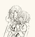 __aoi_erika_and_minase_ichigo_heaven_burns_red_drawn_by_nemu1423__4c5e9b454a60150d942979929f14fbe5