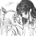 __fujiwara_no_mokou_and_houraisan_kaguya_touhou_drawn_by_mont_blanca__9427a929a88500303c4641156f447783