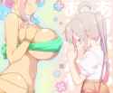 oyama mahiro and hozuki kaede (onii-chan wa oshimai!) drawn by makitokipai - 47a6f1c2d2a642a2b77b7096e8984599