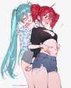__hatsune_miku_and_kasane_teto_vocaloid_and_1_more_drawn_by_qiandaiyiyu__bb5fac57bf98f5a1cc698f758489f71d