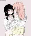 __tamura_yuri_and_nemoto_hina_watashi_ga_motenai_no_wa_dou_kangaetemo_omaera_ga_warui_drawn_by_kumaman__2d3951506beb2e39ba47f8e3e6bfeab7