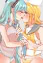 __hatsune_miku_and_kagamine_rin_vocaloid_drawn_by_mimi_mine__ea29fac51c1e10ece330f1cea38910c2