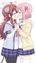 __yoshida_yuuko_and_chiyoda_momo_machikado_mazoku_drawn_by_len_0428__32c8331be99973a16d814986de50ae47