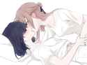 __miyagi_shiori_and_sendai_hazuki_shuuniichido_classmate_wo_kau_hanashi_drawn_by_kyo6159__158896e35865bf23f534c5c163312d5f