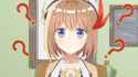 anime girl with multiple question marks