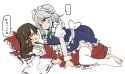 __hakurei_reimu_and_izayoi_sakuya_touhou_drawn_by_asyura_kumo__feb0df19afaa25acf2a0bb4be180a0bf
