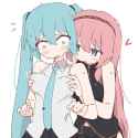 __hatsune_miku_and_megurine_luka_vocaloid_drawn_by_giryu__6e139f24053de0f4b0d60a2f154aa9d4