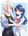 __murano_sayaka_and_yugiri_tsuzuri_love_live_and_1_more_drawn_by_kanduki_kamibukuro__6d3c77c3d5297ad11d018cb1551bbd43