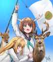 __shikanoko_noko_and_koshi_torako_shikanoko_nokonoko_koshitantan_drawn_by_syyn_syyndev__cdd1ed5b01ca3955da27b196f678b397