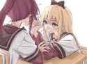 __toshinou_kyouko_and_sugiura_ayano_yuruyuri_drawn_by_syonosuke9573__a9d12597be5459fa1046e5f9eb07c4f2