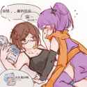 __kusagakure_satoko_koga_konoha_and_izutsumi_marin_ninja_to_koroshiya_no_futarigurashi_drawn_by_stringtheoryszn__73e44781573bbe2967d37f74fe7f0447