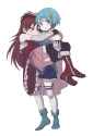 __miki_sayaka_and_sakura_kyoko_mahou_shoujo_madoka_magica_drawn_by_hianura__7f46d4e90fa8234dcfc1de8b9a7cbe47