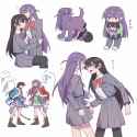 __tsuyuzaki_mahiru_and_kagura_hikari_shoujo_kageki_revue_starlight_drawn_by_rei931218__bac0cdae9154eb4dddb71c2949b097bf