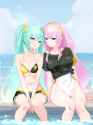 __hatsune_miku_and_megurine_luka_vocaloid_drawn_by_yukihane_snowowl515__95807f203bdf09c1951b674005e28146