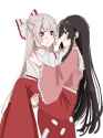 __fujiwara_no_mokou_and_houraisan_kaguya_touhou_drawn_by_jyazo_pic__901720564e806bef3996765004b2254d