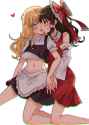 __hakurei_reimu_and_kirisame_marisa_touhou_drawn_by_amatukimahoro__faf8fa2786391bf94813fafbedea35d4