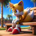 Tails On A Bench