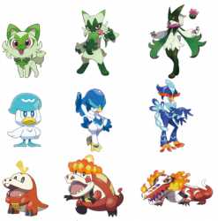 gen 9 starter lines