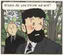 Tintin where do you think we are