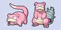 pokemon-slowpoke-and-slowbro-cursor-pack