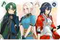 lucina_edelgard_von_hresvelg_and_lyn_fire_emblem_drawn_by_maze_draws