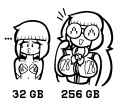 greater storage capacity