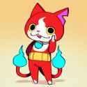 artist_wamudraws, jibanyan, {{chibi}}, flipping off the viewer, rude hand gestur s-3770117608